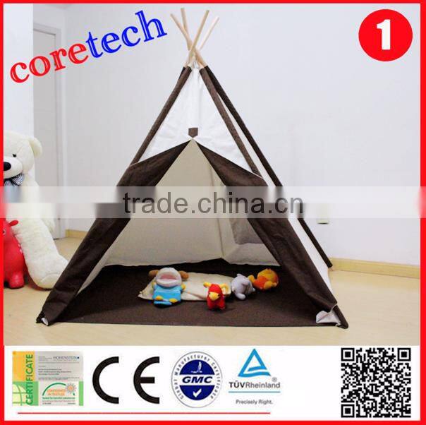 Hot sale Durable comfortable kids play tent house, teepee tent