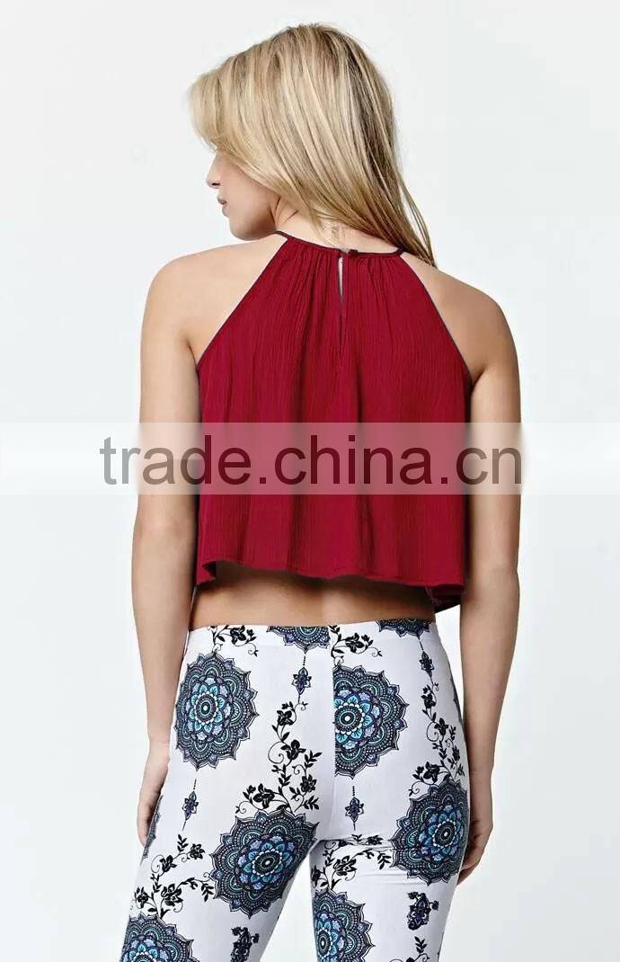 Fashion women t-shirts Summer women blouses and sleeveless tops wholesale women clothing 2017