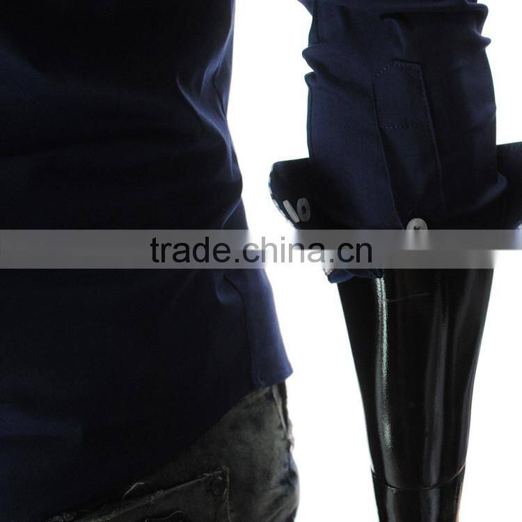 New style slim fit 100% cotton plain fashion t shirt for man