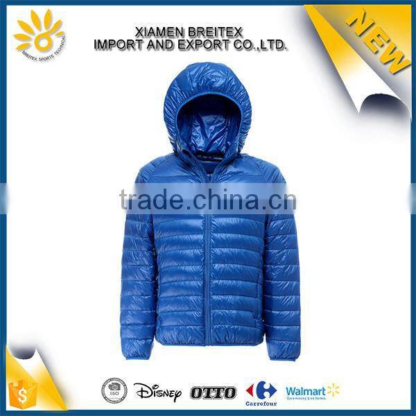 High quality custom cheap nylon windproof ultralight down jacket