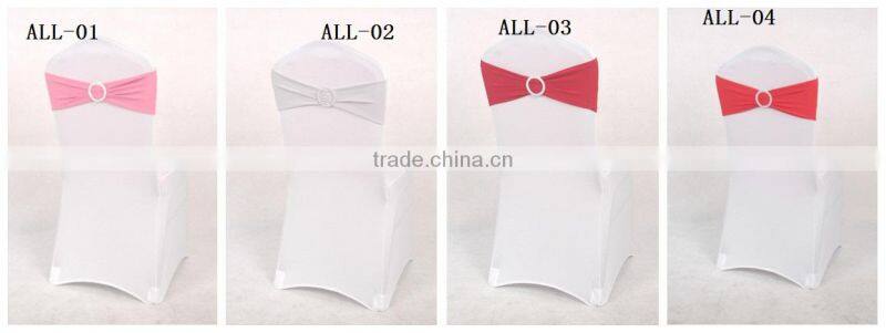 Big Discount Lavender Lycra Chair Bands with Round buckle Lycra Chair Cover Sash Bands for Weddings Events Decoration