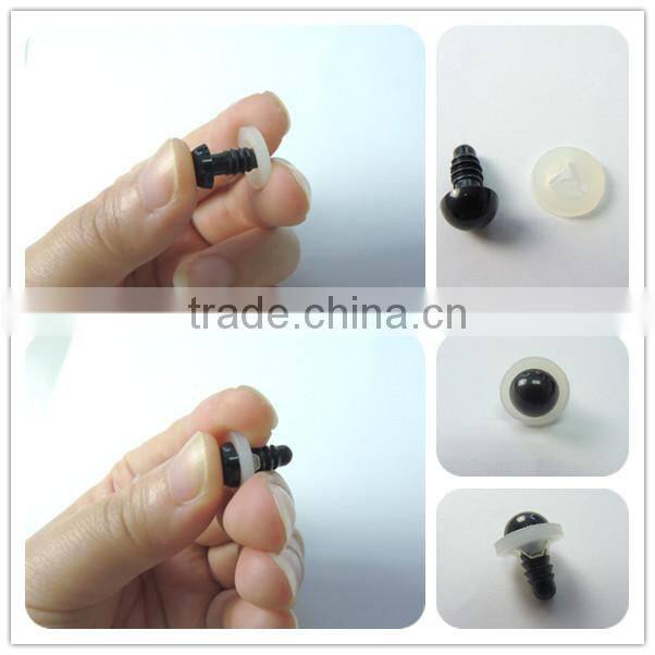 12mm Plush Bear Stuffed Craft Toys Amigurumi Yellow Doll Eyes