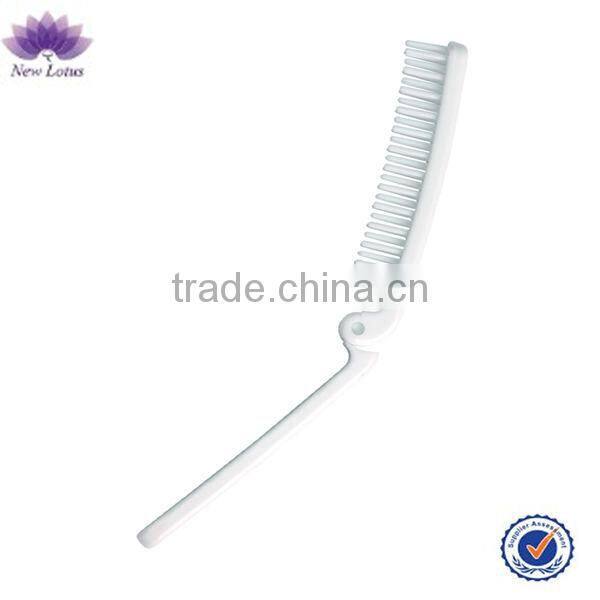 wholesale fashionable hotel plastic folding comb