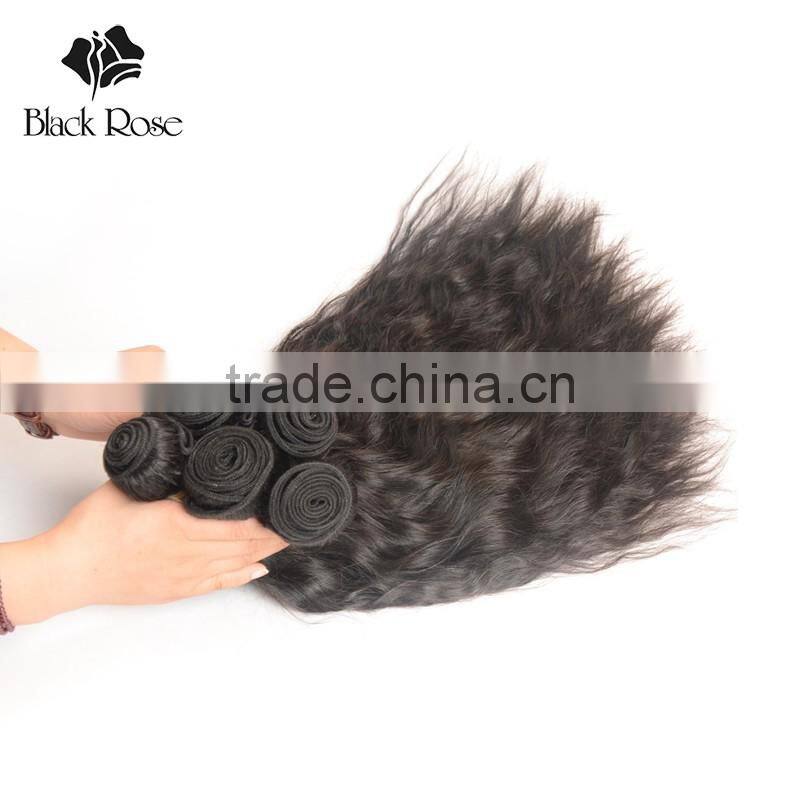 Fashionable Black Color 100% Virgin Indian Natural Wave Hair
