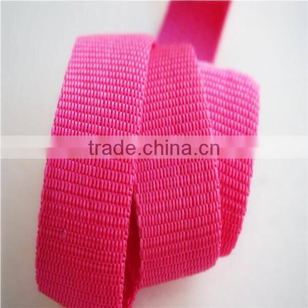 Custom color poly webbing for bag & garment
