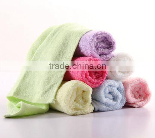 multi colors baby washcloth bamboo fiber cloth
