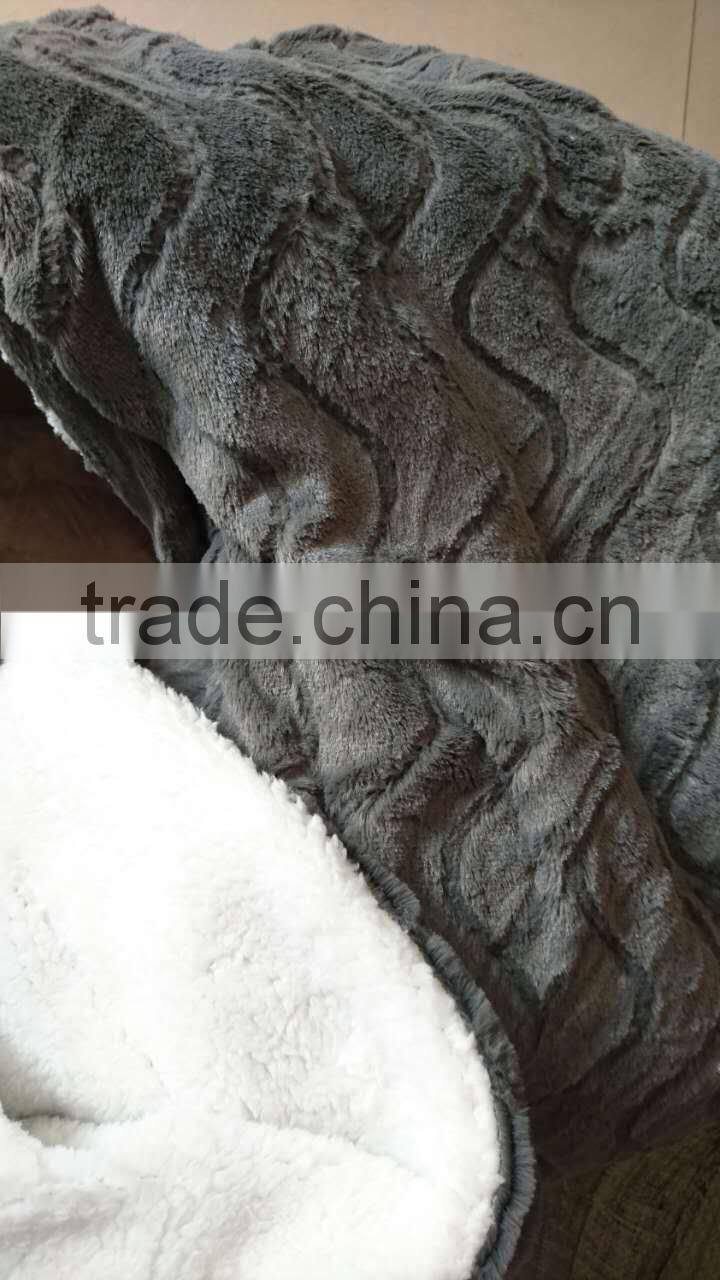 100% Cotton Baby Blanket Soft and White