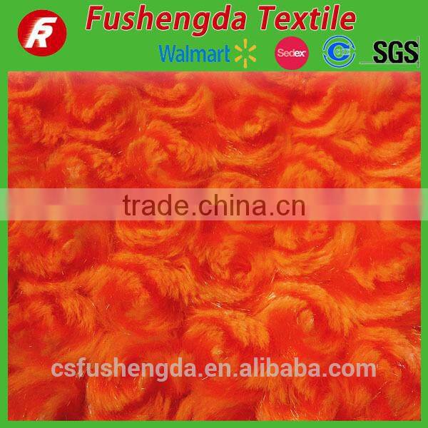 pv plush fabric for making soft toys
