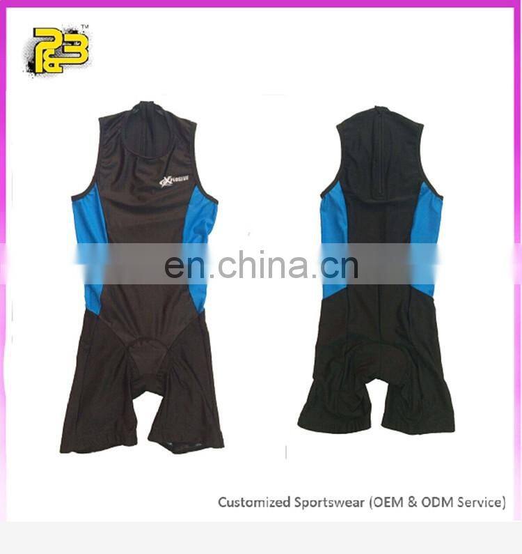 Highly breathable and quick drying triathlon cycling wear