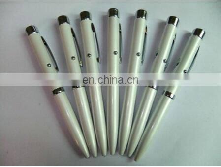 multi function school used led pen projection logo plastic pen