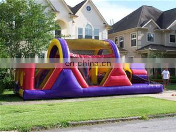 China Factory Free blower for inflatable obstacle course toy for kids