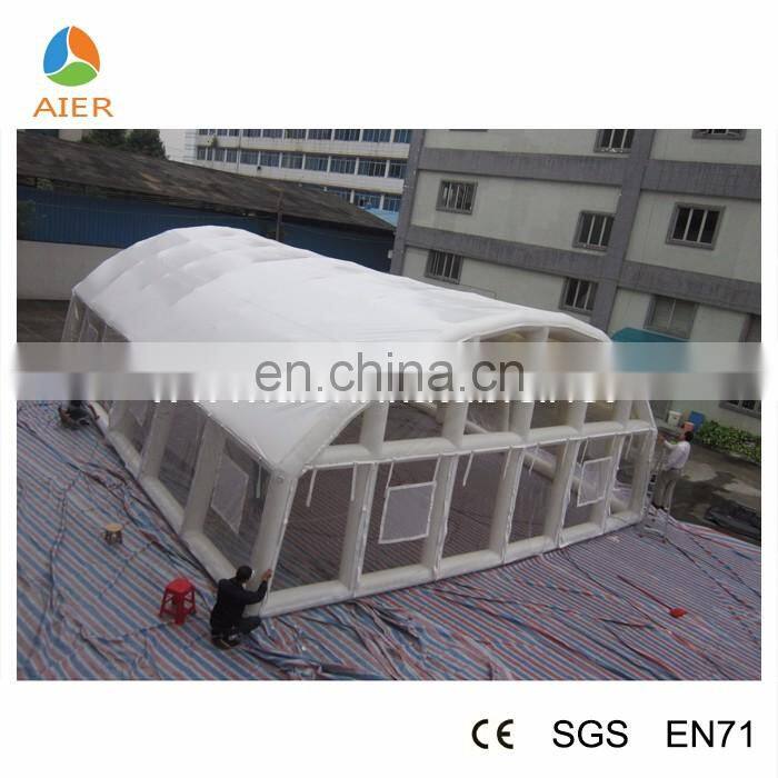2017 customized inflatable tent for pool, cheap inflatable dome tent