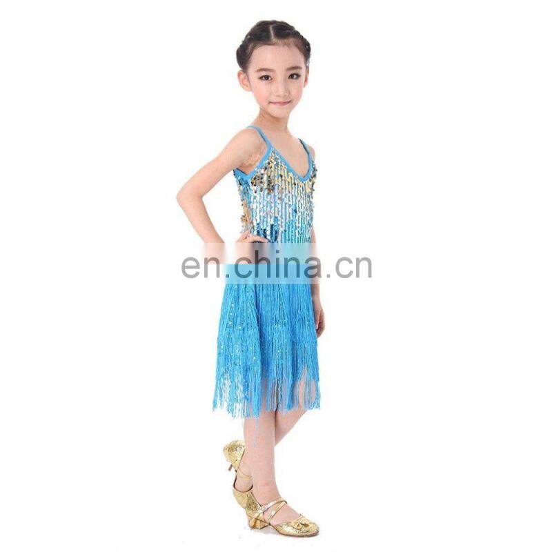 BestDance girls latin dance costume dress tassel latin sexy Tassel Leotard dance costume OEM