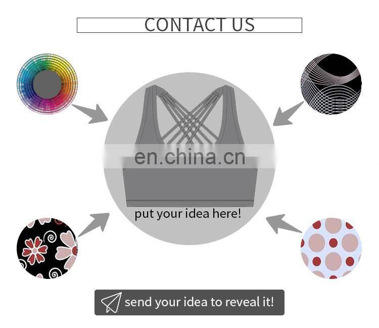 sexi girl wear sports new style bra gym fitness import