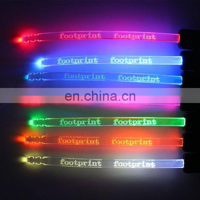 New Arrival Led Wristband Flashing cheap custom wristbands light up custom wristbands