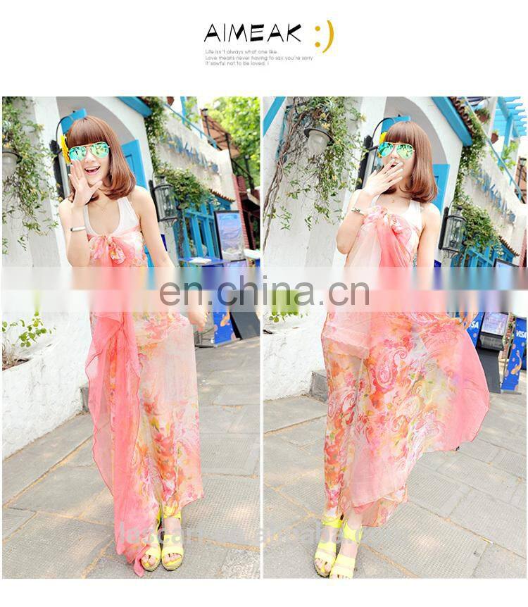 2015fashion style newest high quality silk crepe georgette digital printing pareo(SP860L)