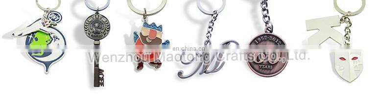 Cheap custom zinc alloy metal key ring