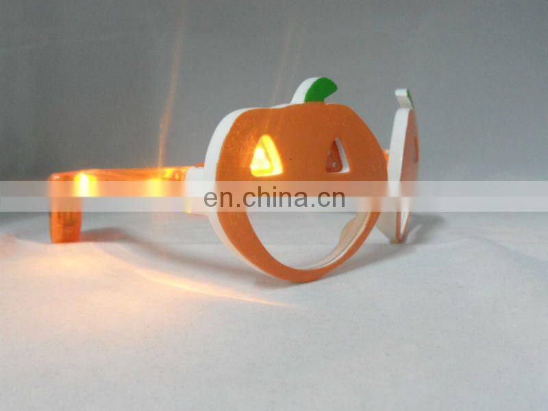 LED Halloween gifts light up pumpkin shape glasses