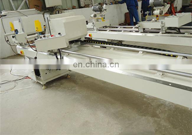 Double head aluminum windows cutting saw / double head cutting machine