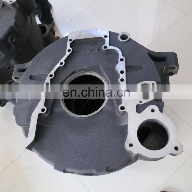 Dongfeng truck diesel engine part 6L 6LTAA L375 flywheel housing cover 4947472
