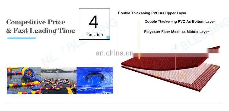 Large Outdoor Obstacle Equipment Inflatable Floating Water Park For water fun park sports equipment