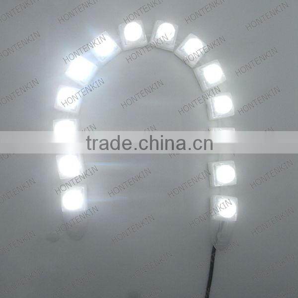 100% waterproof bendable lights 0.5w / led Flexible DRL Daytime Running Light Fog Warning Lamp eagle eyes auto lamps