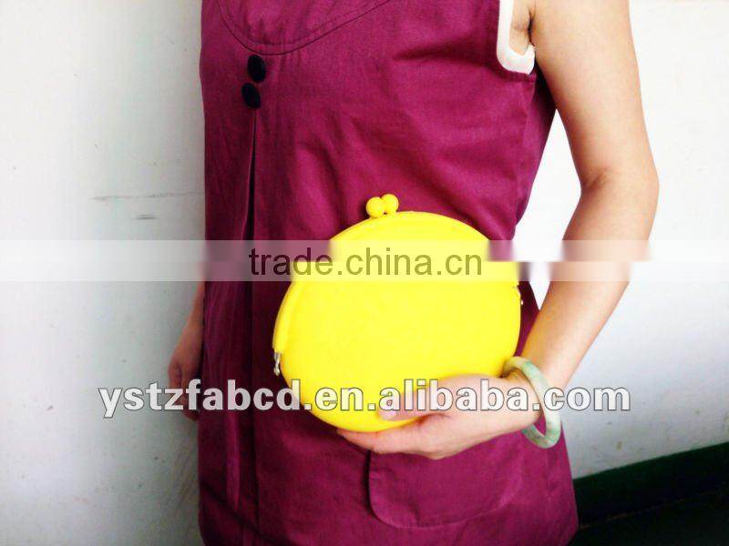 Lucky New Cute Lady/Girl/Women Silicone Fuchsia Bag