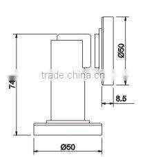 Zinc Alloy Magnetic Door catcher