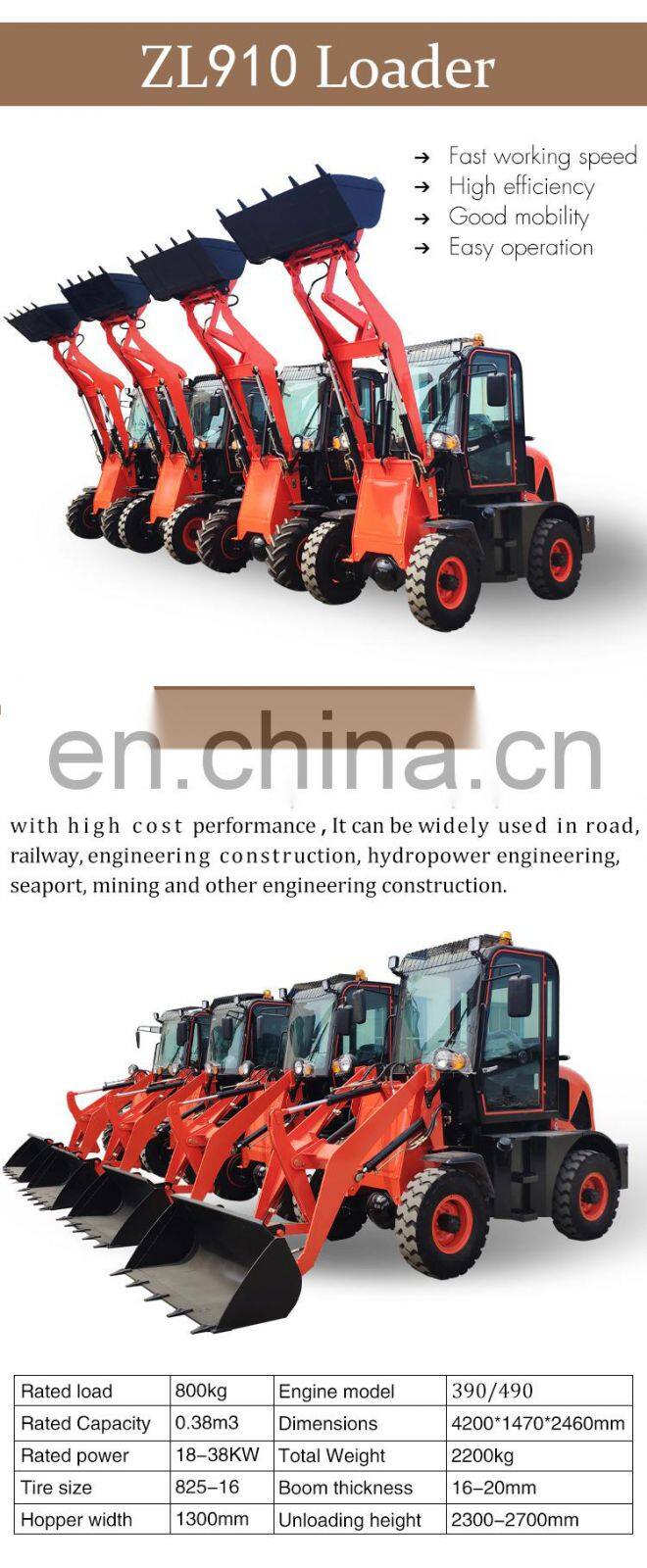 Middle And Small-Sized wheel loaders mini loaders front loader cylinder hydraulic