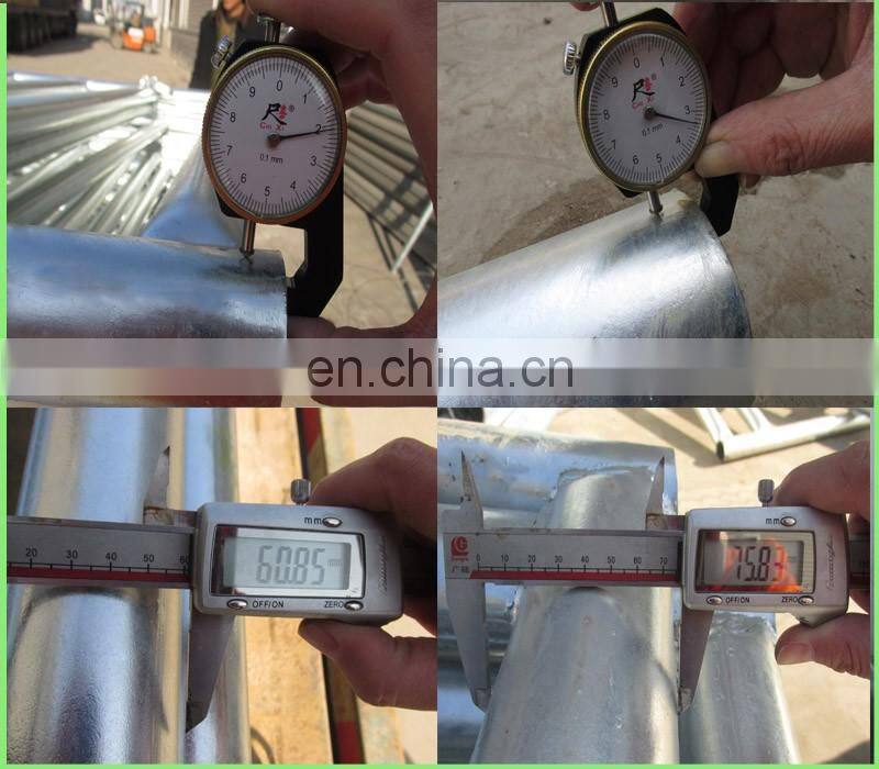 Factory design steel pipe galvanized horse rail fence panels for sale