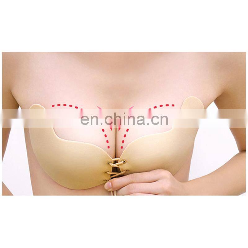 1Pcs Sexy Self-Adhesive Invisible Silicone Bra Woman Push Up Bras Bust Front Closure Gel Strapless Backless Seamless Sticky