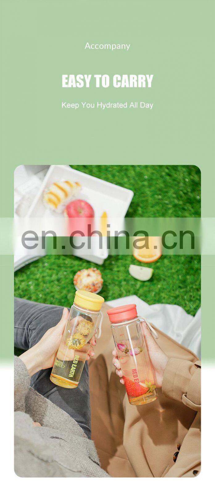 Gint 400ML Durable Light Weight Portable Handgrip Baby Drinking Plastic Tritan Water Bottle for Baby