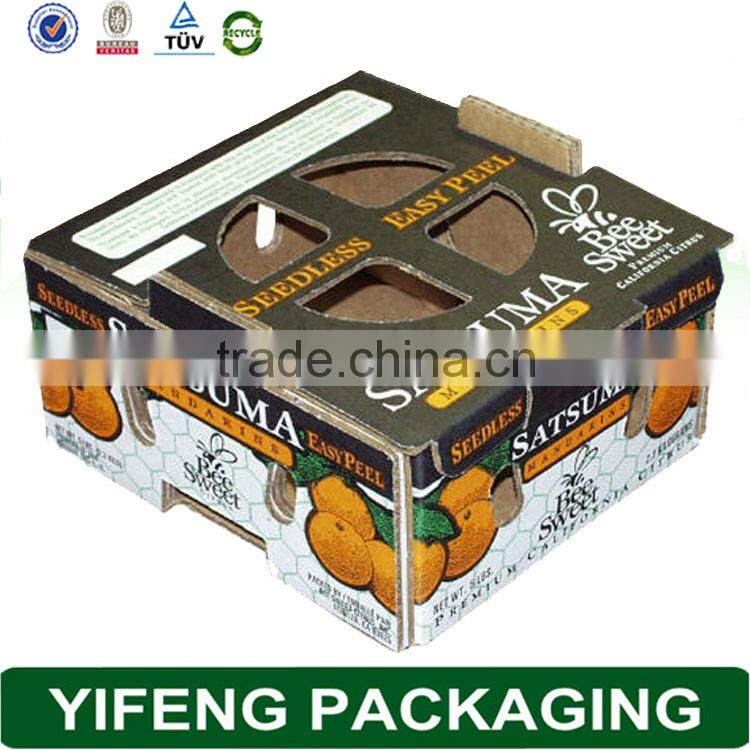 corrugated fruit packaging box