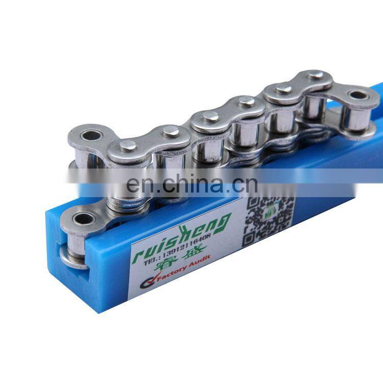 Custom Length And Size Wear Resistant Sliding Door Track Rail Plastic Chain Roller Chain Nylon Roller Guide