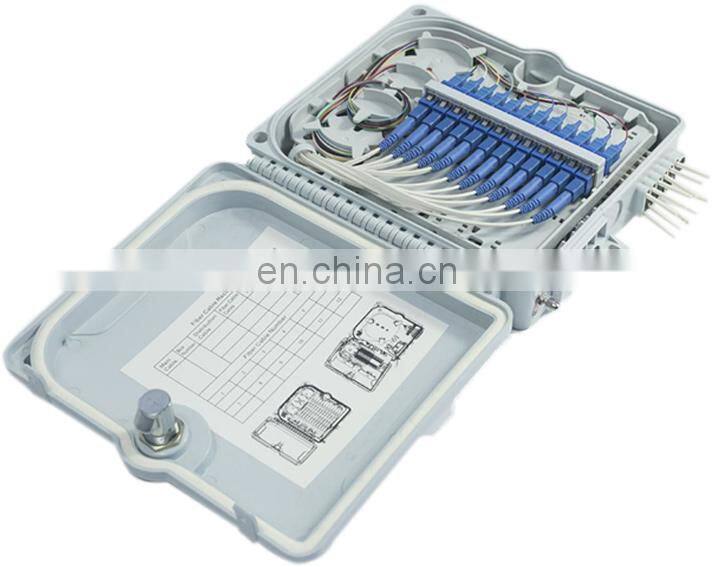 Fiber optical equipment terminal box 48 cores ftth fiber optic distribution box