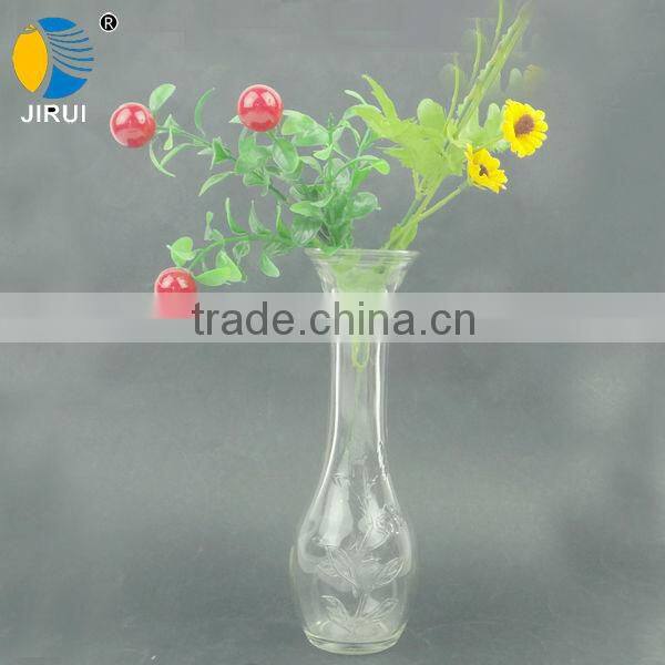 glass flower jardiniere