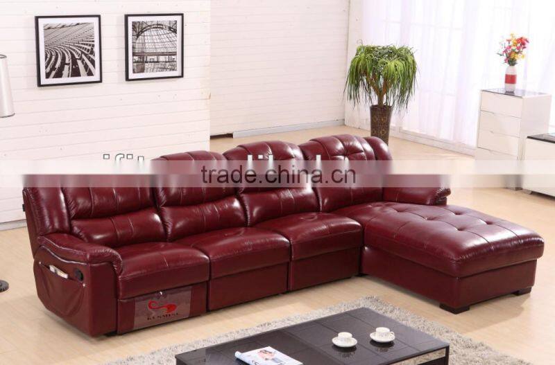 AK-C03A genuine electric leather recliner chairs