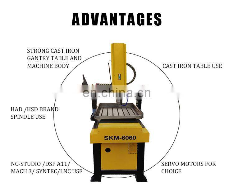 Senke Mini 360*360mm CNC High Efficiency High Accuracy Metal Engraving /Milling Machine