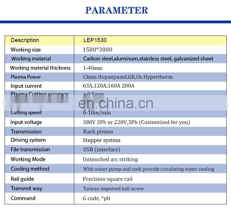 LEEDER metal cnc plasma cutters machine table cnc plasma cnc cutting machine with rotary device for pipe tube cutting
