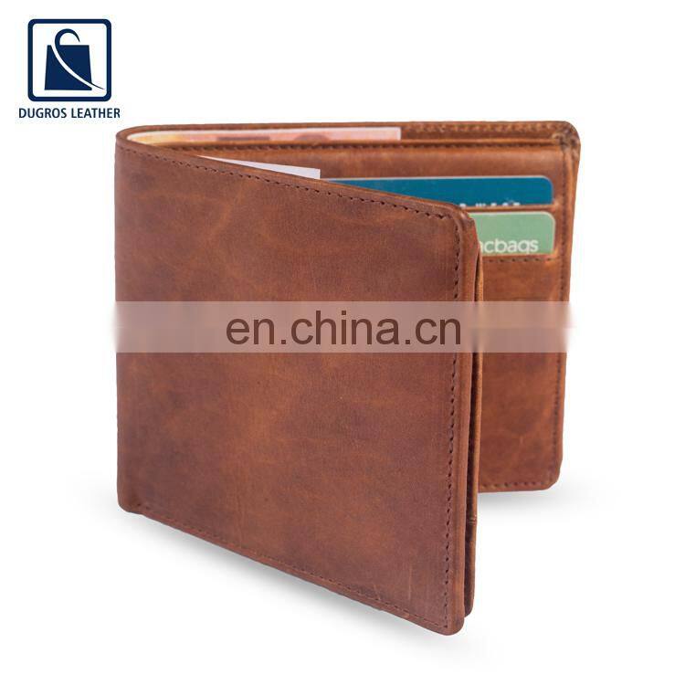 Bulk Small Genuine Leather Men Wallets from India - Available in Custom Colors