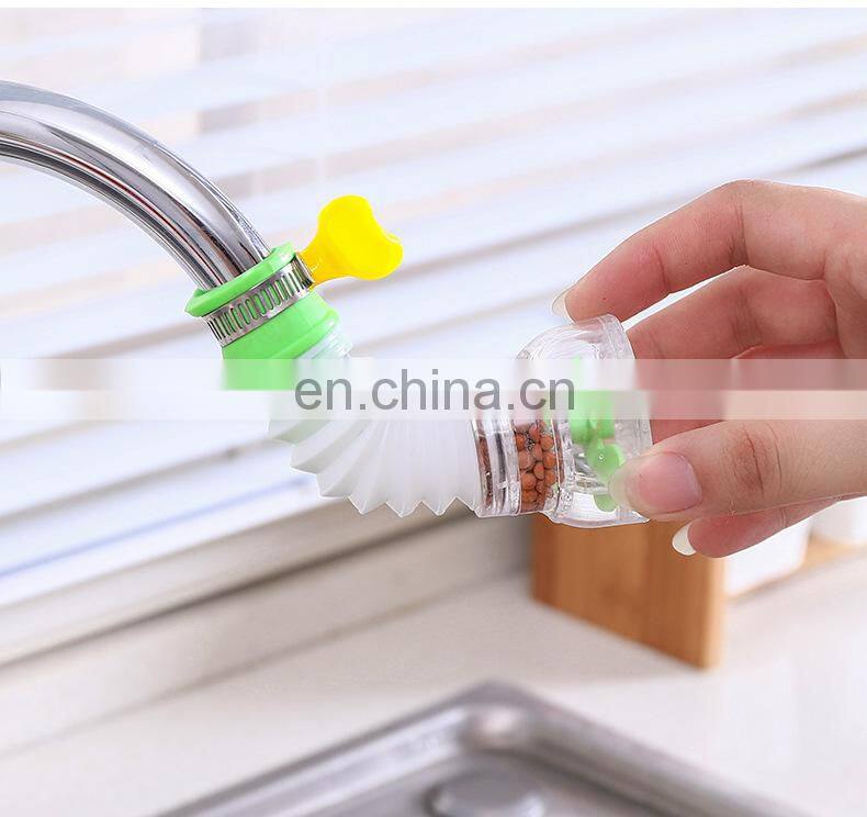 360 Adjustable Flexible Kitchen Faucet Extender Faucet Water-saving Splash-proof Plug Shower Water Filter