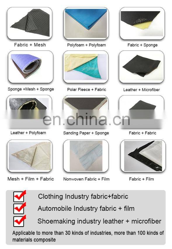 Non-woven PUR Hot Melt Laminating Machine for Fabric/film/garment/sofa/mattress/underwear