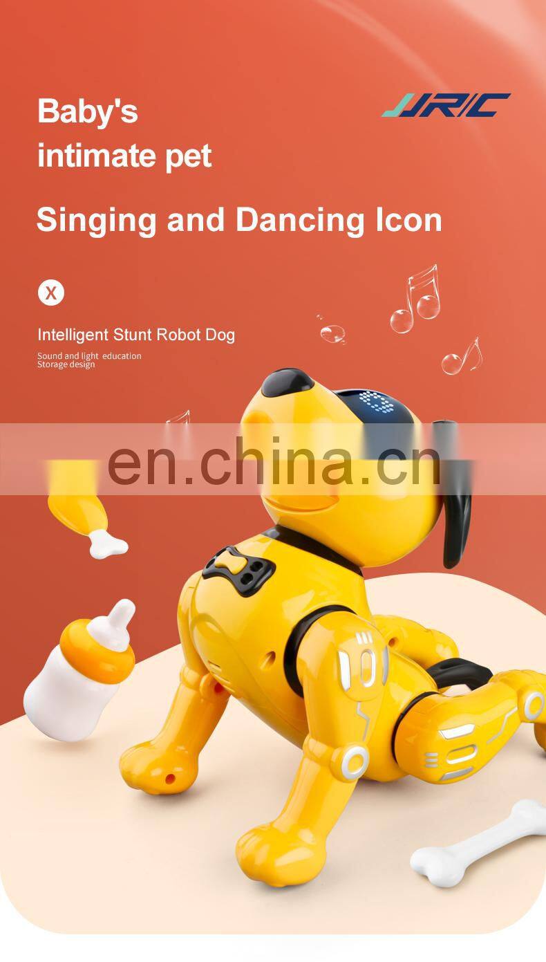 2022 New RC Robot JJRC R19 Intelligent Toy Interactive Singing Storytelling Remote Control Robot Dog Gift For Kids
