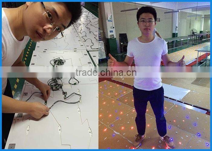 2015 China ACS cheap RGB starlit led dance floor