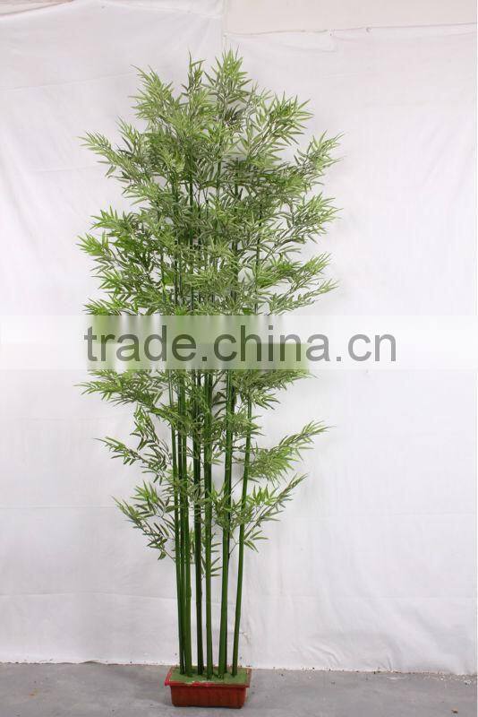 artificial /fake bamboo with natural stem and high-grade leaves stem/artificial /outdoor artificial bamboo
