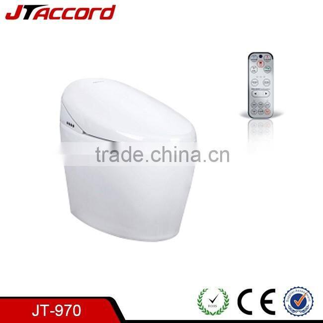 Factory wholesale white ceramic with floor mounting smart automatic toilet