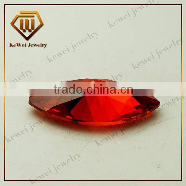 Good quality and low price Orange Marquise shape CZ Gemstone