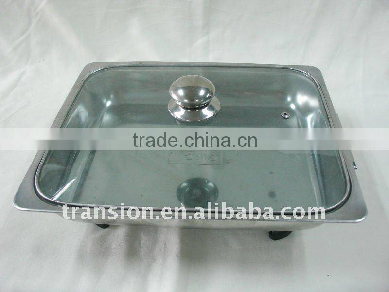 stainless steel oval chaffing dish square