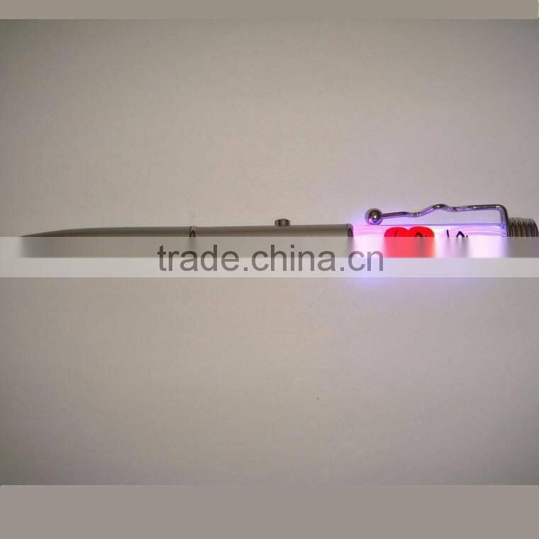 2014 new design progector pen , sized logo led projector pen, Slim led flashlight ballpen for advertising