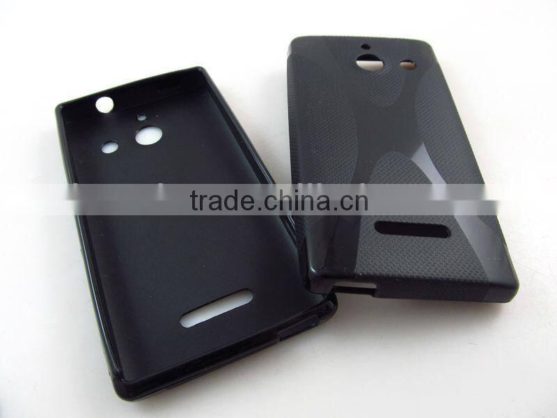 TPU mobile phone cover for huawei Ascend W1-U00